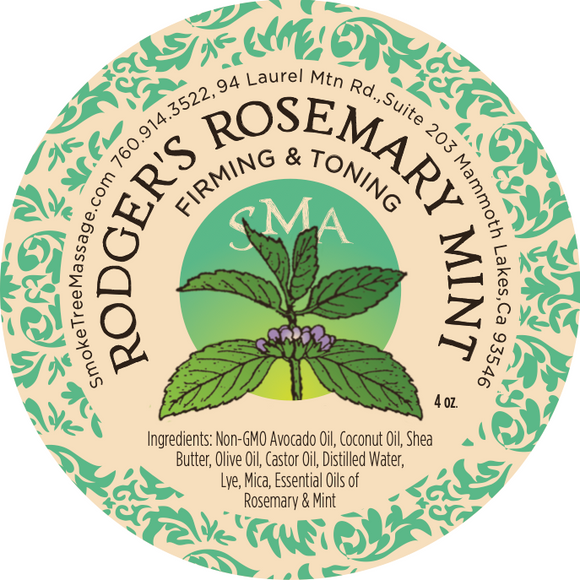 RODGER'S ROSEMARY MINT SOAP: FIRMING & TONING
